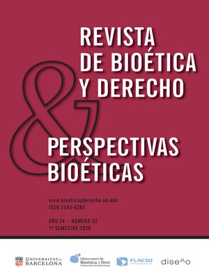 cover image of PERSPECTIVAS BIOETICAS Nº 52